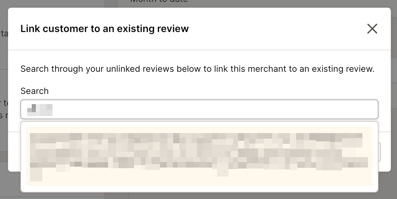 Search existing review