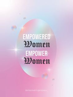 an advertisement for women's emporishments on a pink and blue background