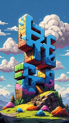 an image of some type of artwork that looks like it is floating in the air