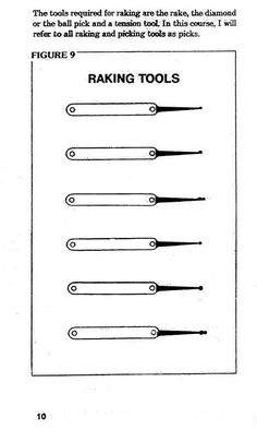 an instruction manual for baking tools