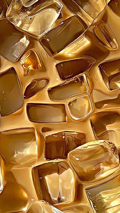an abstract photograph of brown and yellow glass