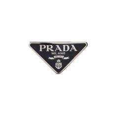 Fashion Brand Logo Collection, Black And White Prada Emblem, Luxury Brand Logo Inspiration, Prada Logo Design, Prada Logo On Black Triangle, Luxury Icons, Luxury Icon, Prada Symbols, Prada Log