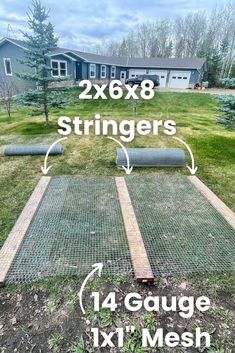 the size and width of an outdoor mesh fence