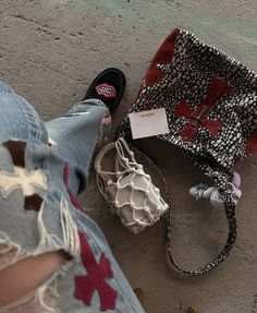 Chrome Hearts Inspo, Chrome Hearts Designer Bag, Chrome Heart Twist, Chrome Heart Collection, Chrome Hearts Inspiration, Chrome Heart Gems, Heart Made Of Chrome, Chrome Hearts Red Cross Bag, Chrome Hearts Essentials