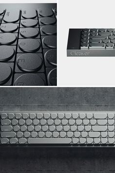 the keyboard is black and silver in color