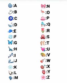 the letters and numbers are arranged in different styles