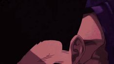 a close up of a person's head with his eyes closed