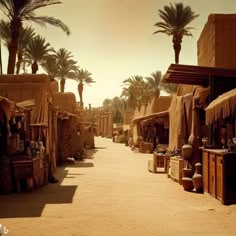 Ancient Egyptian Market Street