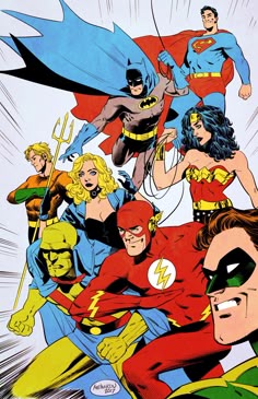 an image of the dc comics characters