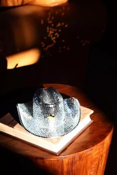 wall art Glass Cowboy Hat, Disco Ball Cowboy Hat, Disco Cowgirl Hat, Luxury Artisan Cowboy Hat For Festivals, Cowboy Hat Disco Ball, Luxury Brown Cowboy Hat For Festivals, Luxury Bohemian Cowboy Hat For Western-themed Events, Mirror Cowboy Hat, Luxury Handmade Unique Cowboy Hat