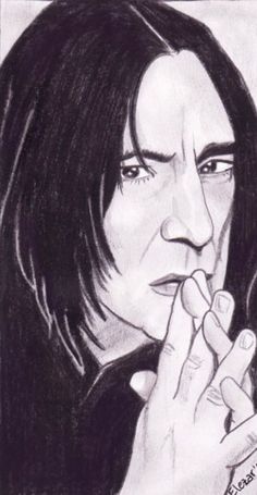 a drawing of a woman holding her hand to her mouth