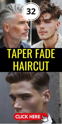 Elevate your style with a mid taper fade haircut that works wonders for men with wavy or straight hair. This classic cut offers a gradual fade that complements both short and long hair lengths, making it a top choice for those who desire a haircut that balances elegance with edginess. Perfect for men and women seeking a fresh update, this style stands out with its impeccable blending and tailored appearance. Easy Taper Fade, Taper Fade Levels, Self Taper Fade, All The Taper Fades, Taper Fades, Best Tapers For Straight Hair, Best Taper Fades, Mid Taper Textured Top Straight Hair, Difference Between Fade And Taper