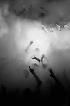 Afterparty Aesthetic, Dark Party, Crowd Background For Editing, Hands Up Party, Crowd Aesthetic Photography, Dark Rave, Industrial Rave, Black And White Football Background, Underground Club Aesthetic