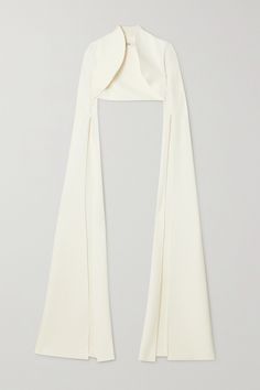 a white scarf on a gray background