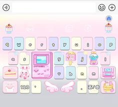 cute pixel theme keyboard for android and ios