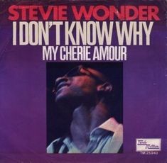 steve wonder i don't know why my chere amour album cover art