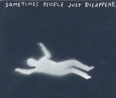 someone is falling down in the air with their shadow on the ground and words written across it