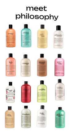 Meet Philosophy Bodycare #Philosophy #shuffles #body care #shower #fyp All Philosophy Body Wash, Philosophy Body Wash Scents, Best Philosophy Scents, Philosophy Bath Products, Philosophy Body Wash Fragrance, Philosophy Body Care, Philosophy Scents, Causal Body Philosophy, Philosophy Aesthetic Body Wash