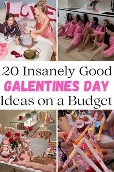 Looking for Galentines Day Ideas that won’t break the bank? We’ve got you covered with 20 Galentines Party Decor ideas that are budget-friendly and fabulous! Whether you’re planning a cozy Galentines Night In or hosting a Valentines Party Decor dream, these ideas are all about keeping it chic, classy, and perfectly pink. From DIY touches to stunning galentines party decor classy vibes, these tips will help you create the ultimate Galentines Party your squad will never forget.  Ready to start planning? Read this article and get inspired! Budget Friendly Galentine Party, Teen Girl Galentines Party, February Girls Night, Cheap Galentines Ideas, Valentines Girls Night Ideas, Galentines Party Ideas Girls Night Cheap, Galentines Theme Ideas, Galentines Party Ideas Girls Night On A Budget, Galentines Party Ideas Cheap