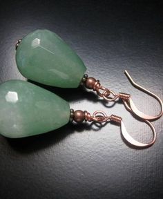 Jade Beaded Dangle Earrings For Gift, Handmade Teardrop Jade Earrings, Handmade Jade Drop Earrings, Affordable Handmade Jade Earrings, Jade Earrings With Dangling Beads As A Gift, Jcpenney Jewelry, Stone Earrings Studs, Kays Engagement Ring, French Jewelry
