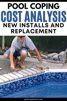 Here's how much it costs to install new pool coping around your swimming pool. Swimming Pool Renovation Ideas, Concrete Pool Coping Replacement, Coping Around Inground Pool, Pool Deck Coping Ideas, Diy Pool Coping, Pool Coping Options, How To Select Pool Coping, Pool Coping Types, How To Choose Pool Coping Material