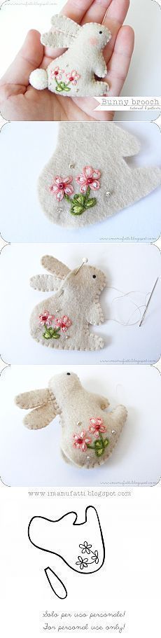 the instructions for how to make an adorable stuffed animal with flowers on it's feet