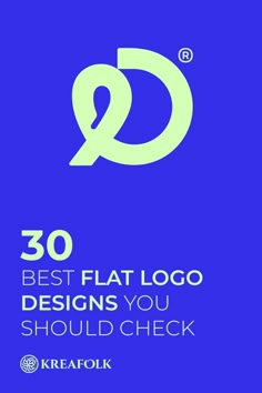 the 30 best flat logo designs you should check out in this year's catalog
