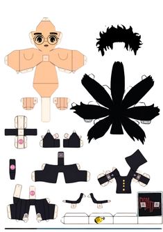 the paper doll is cut out and ready to be put into its own design process