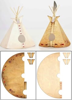 PAPERMAU: Tipi - Miniature Indian Tent Paper Model - by Kate`s Creative Space Tepee Craft, Mini Tipi, Tipi Art, Native Crafts, Indian Craft, Indian Crafts Traditional, Indian Tent, Indian History Project Ideas Creative, Indian Teepee Designs