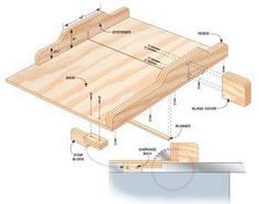 the diagram shows how to make a workbench for woodworking and other projects