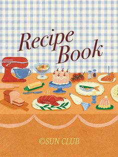 the recipe book is open and ready to be used as a cookbook for children