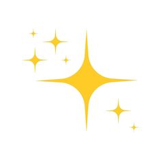 three yellow stars on a white background