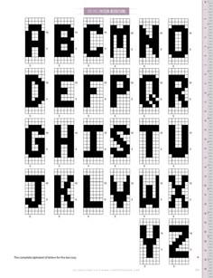 the crossword alphabet with a heart on it