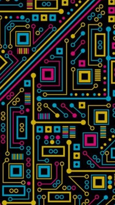 an image of a computer circuit board pattern