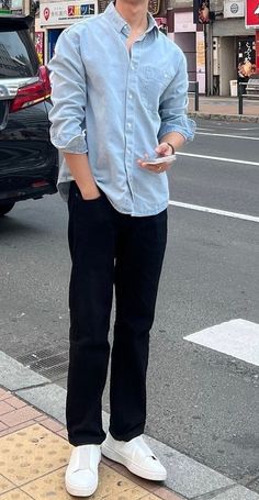 College Outfit Boys, Formal Look Men, Boy Style Outfits Casual, Aesthetic Clothes For Men, Long Torso Outfits Men, Shirt Style For Men, Best Outfits Men, Outfits For Black Jeans, Casual Outfit For Boys