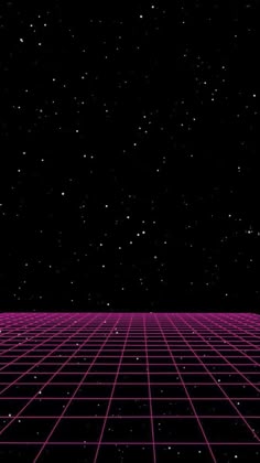 an old style computer screen with purple lines and stars in the background, as if it were from a sci - fi movie