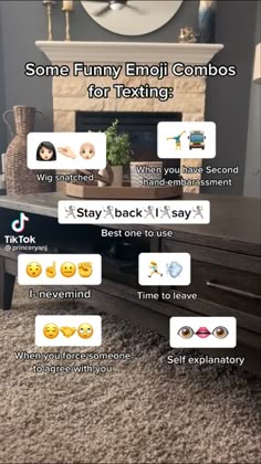 some funny emoji combos for texting on the app store's website