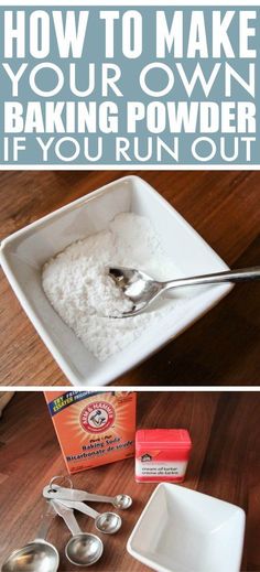 how to make your own baking powder if you run out