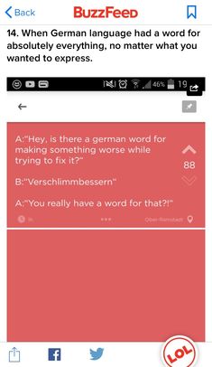 the german language is displayed on an iphone screen, and it appears to be very confusing