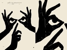 two hands making the v sign with their fingers