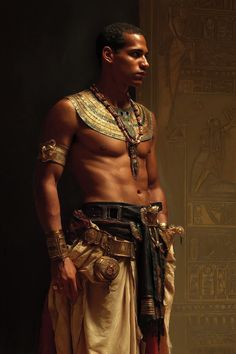 Egypt King, Pharoah Egyptian Aesthetic, Ancient Egypt Clothing Men, Ancient Egyptian Clothing Men, Egyptian Pharaoh Costume, Egyptian Clothes Men, Ancient Egypt Fashion Men, Egyptian King Outfit, Ancient Egyptian Mens Fashion