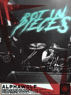 an image of a drummer playing drums in front of the words,'big band pieces '