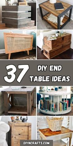 diy end table ideas that are great for any room in the house or office