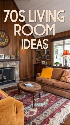 Combine the best of 70s style with minimalist principles for a clean and sophisticated living space. Learn how to incorporate retro elements while maintaining a clutter-free, modern aesthetic. Create a perfectly balanced room that celebrates simplicity with vintage charm. 70s Inspired Living Room Vintage, 1972 Aesthetic, 70s Style Furniture, Simple 70s Living Room, Vintage 1970s Home Decor, Modern 1970s Home, Sears Home Decor, 70s Design Interior, 1970 Living Room Decor