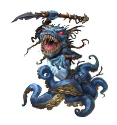 an image of a demonic creature with large teeth