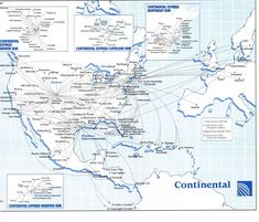 a map of the united states and its connections