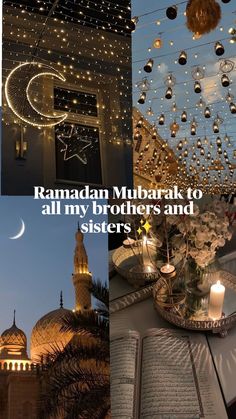 ramadan mubarak to all my brothers and sisters