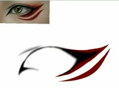 Demon Slayer Eyeliner, Kitsune Eye, Kitsune Makeup Tutorial, Kitsune Makeup Halloween, Kitsune Eyeliner, Anime Eyeliner Ideas, Eyeliner Anime, Kitsune Makeup, Anime Inspired Eyeliner