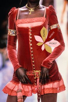 For autumns who are craving some passion, energy & self-love in their daily lives - this palette from Betsey Johnson's 1997 fashion show is purrrrr-fect! red will also cater some spontaneity for you, making sure you don't miss out on any romance opportunities 😉 ❤️🩷💛 Jean Louis Scherrer, The Prototype, Medieval Fashion, Mode Inspo, Betsy Johnson, Ford Gt, Aston Martin, Couture Fashion, Runway Fashion