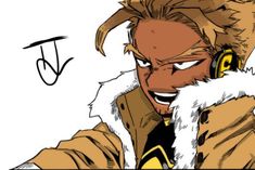 an anime character with headphones on